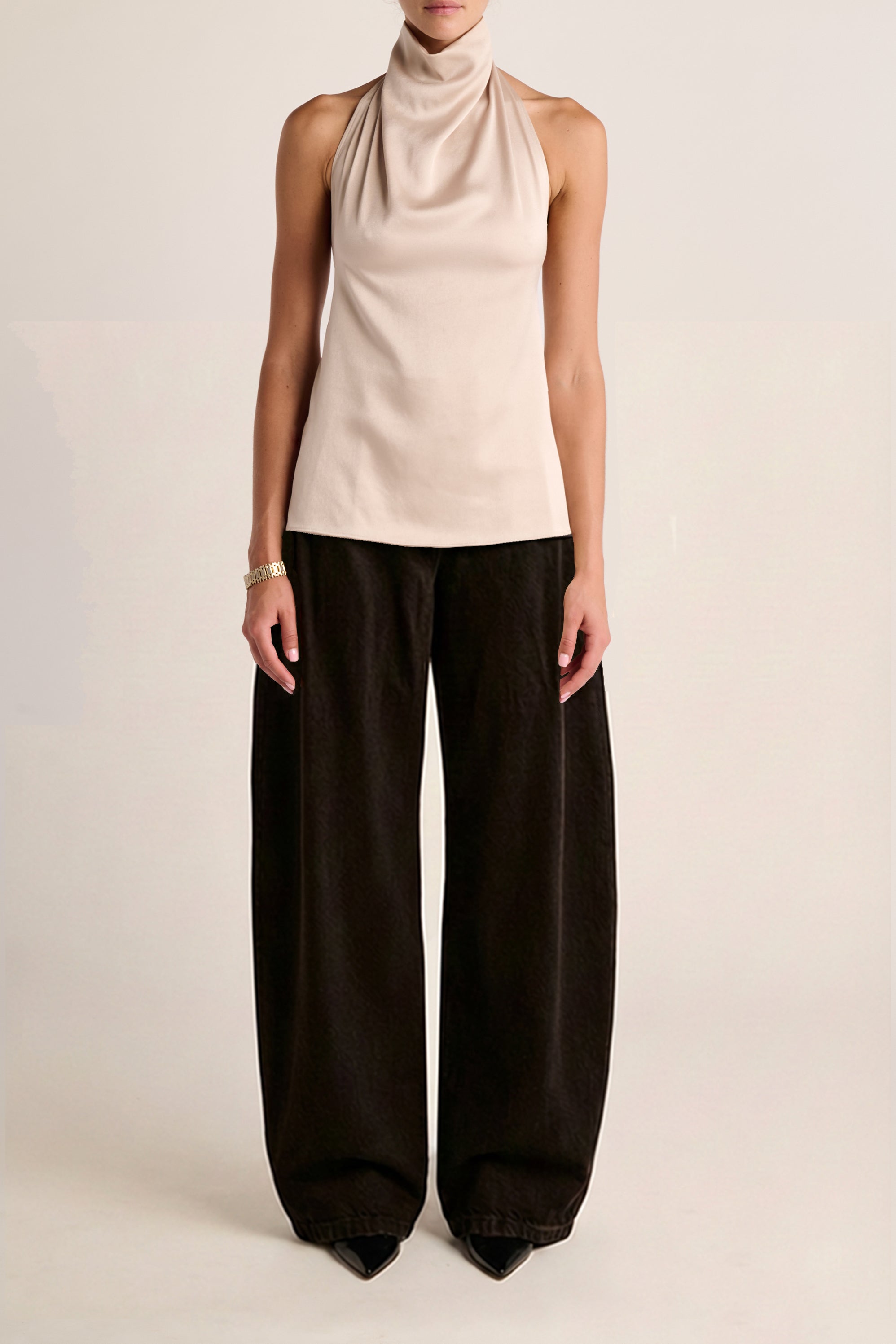 Cartia Wrap Top - Oyster