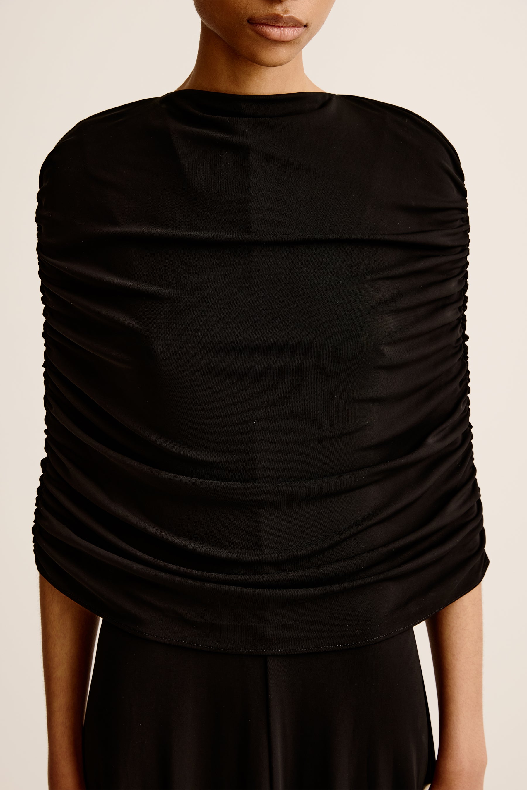 【タグつき】【新品未使用】andresd layered cape dress LIMITED EDITION SATIN EFFECT CAPE DRESS - Gray | ZARA Canada
