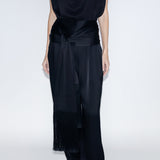Cartia Fringe Scarf - Black