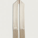 Cartia Fringe Scarf - Oyster
