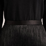 Cinca Fringe Mini Skirt - Black