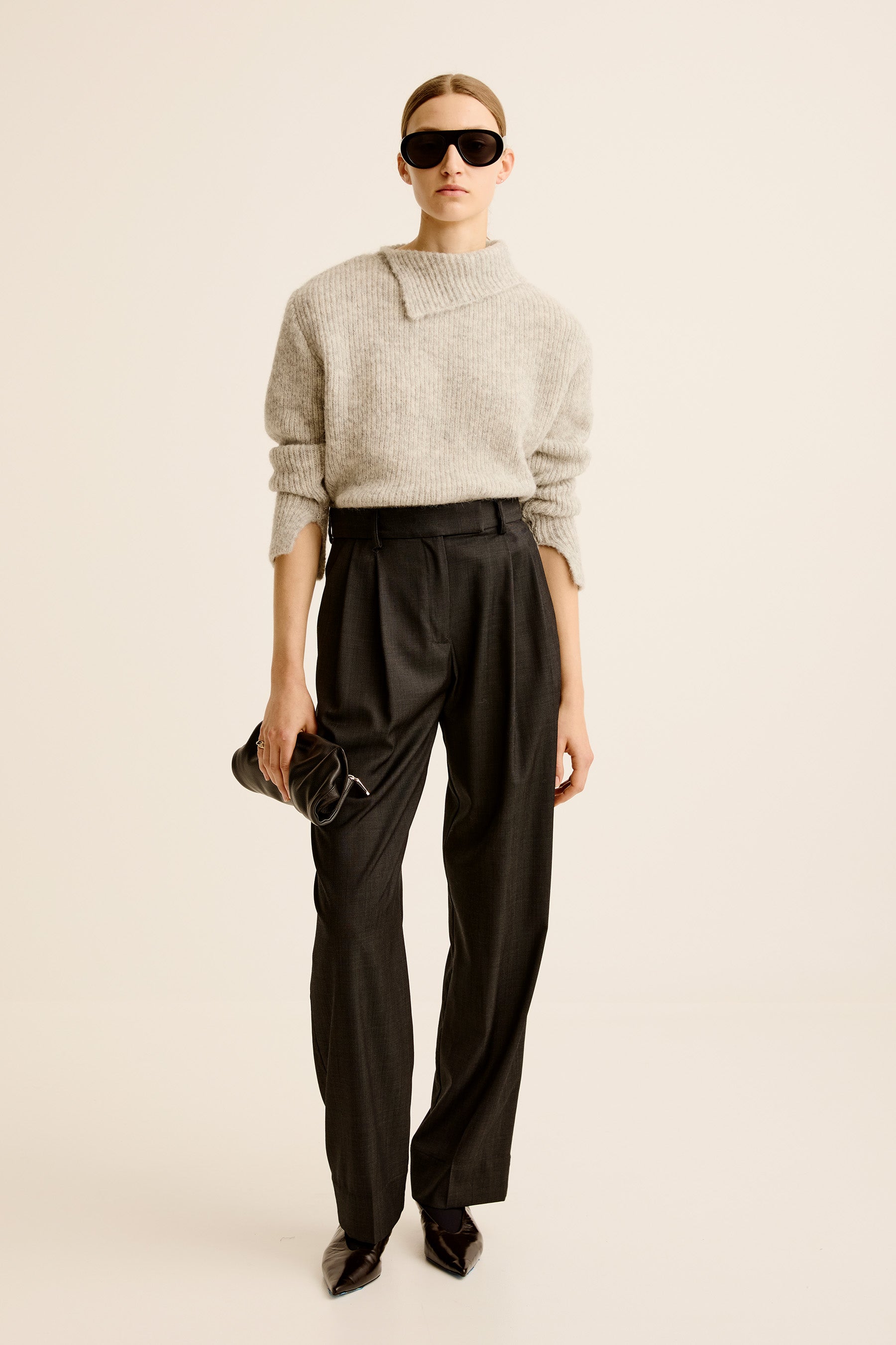 【関税込み】Esse Studios ブラック ギャザー トラウザーズ Trousers – Esse Studios