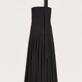 Illi Tie Strapless Maxi Dress - Black
