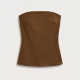 Illi Strapless Top - Olive