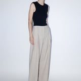 Issia Trouser - Almond Marle