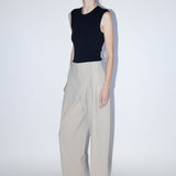 Issia Trouser - Almond Marle