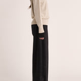 Mari Cashmere Crew Sweater - Oat Marle