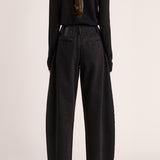 Meki Cocoon Jeans - Washed Black