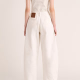 Meki Cocoon Jeans - Ecru