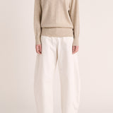 Meki Cocoon Jeans - Ecru