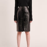 Nix Leather Skirt