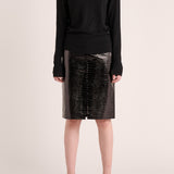 Nix Leather Skirt
