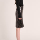 Nix Leather Skirt