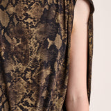 Solina Cape Dress - Python