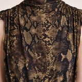 Solina Cape Dress - Python