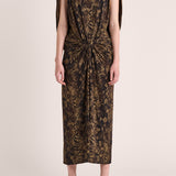 Solina Cape Dress - Python