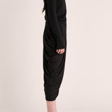 Solina Drape Skirt - Black