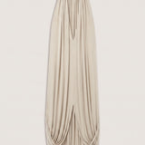 Solina Halter Dress - Oyster