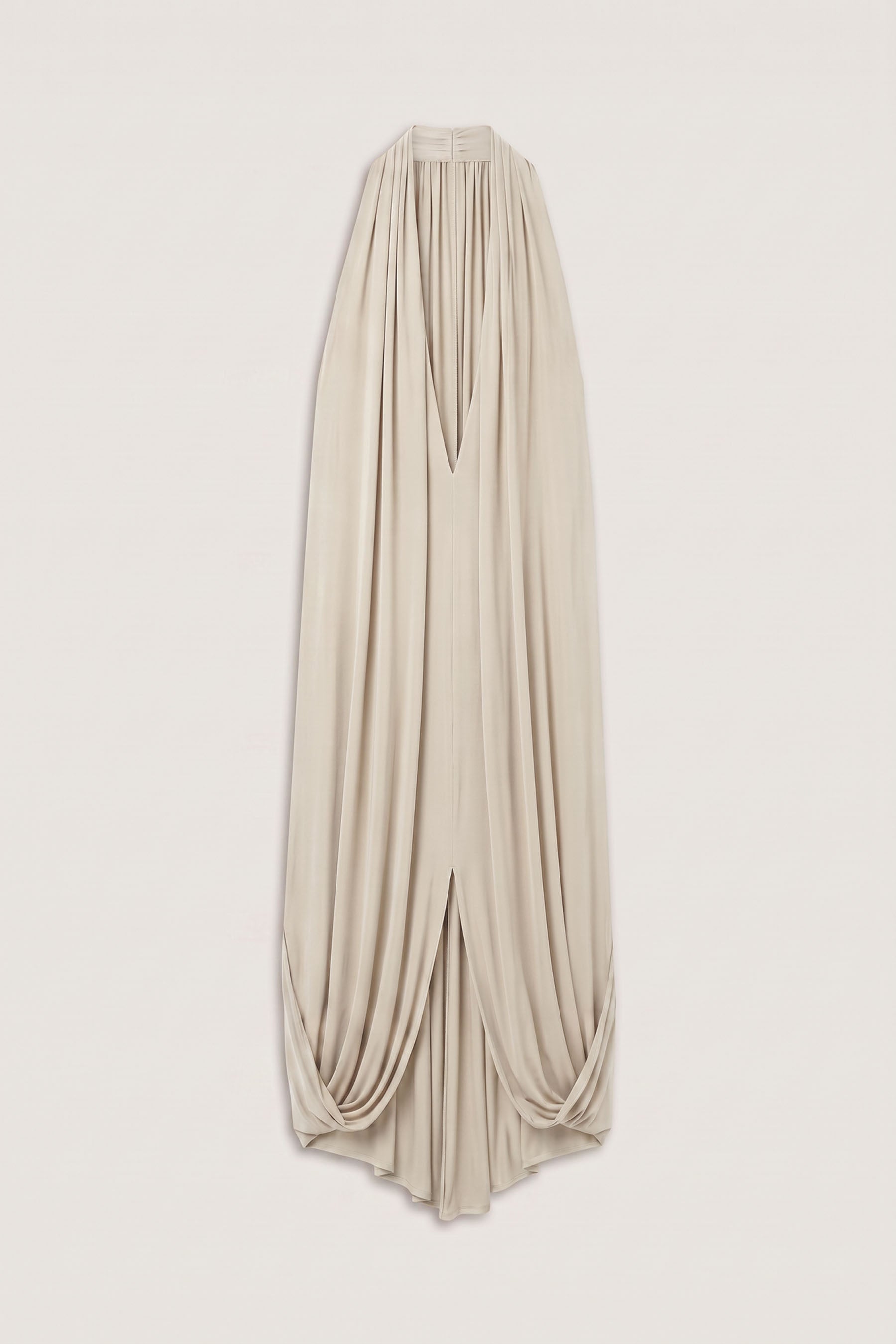 Solina Halter Dress - Oyster