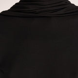 Solina Sleeve Cowl Top - Black