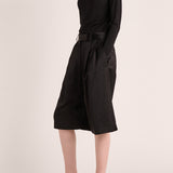 Solina Sleeve Cowl Top - Black