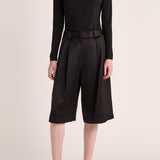 Solina Sleeve Cowl Top - Black