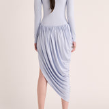 Solina Sleeved Dress - Sky