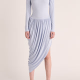 Solina Sleeved Dress - Sky