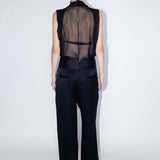 Uno Tie Top - Black