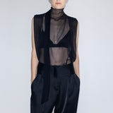 Uno Tie Top - Black