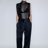 Uno Tie Top - Black