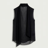 Uno Tie Top - Black