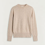 Mari Cashmere Crew Sweater - Oat Marle