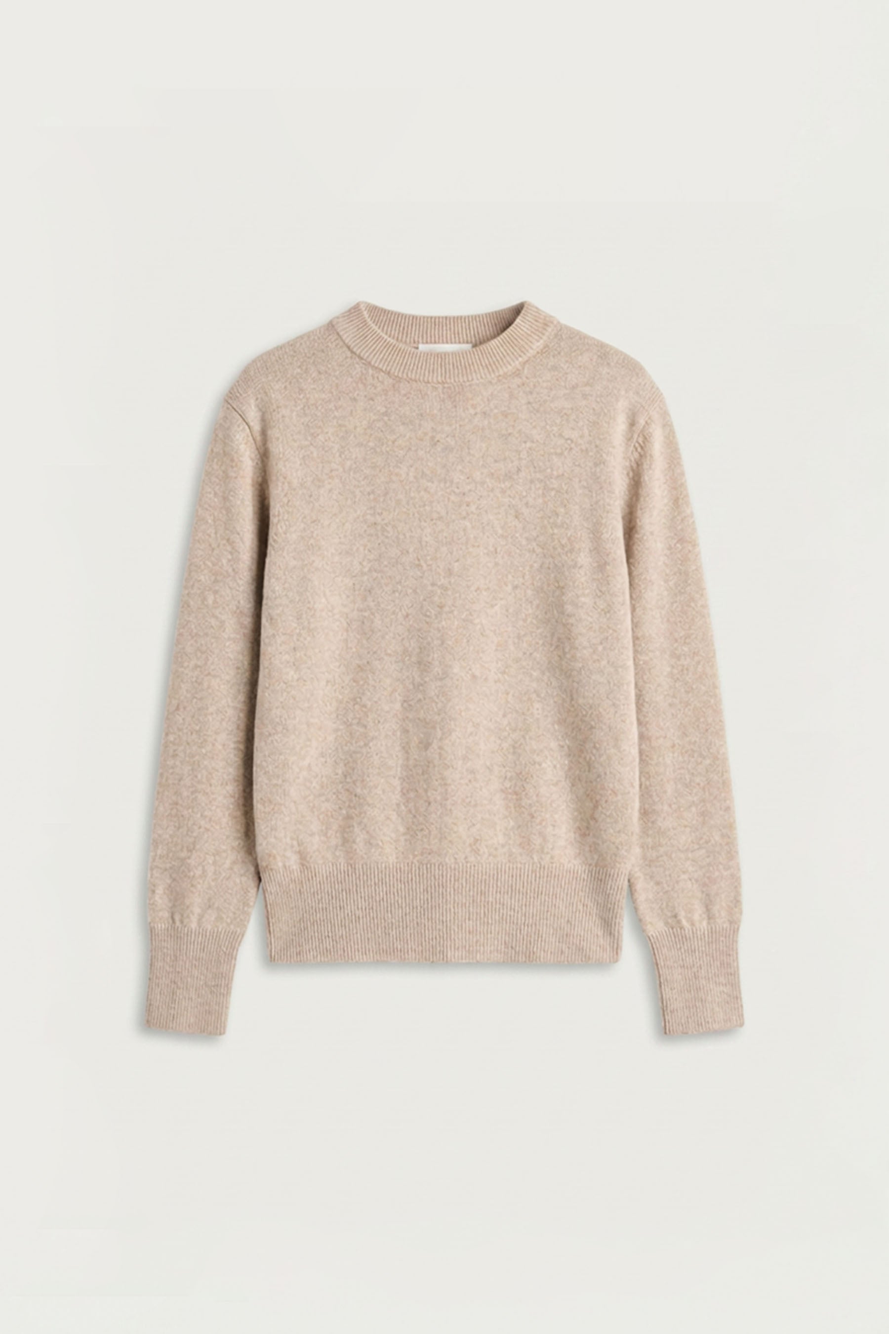 Mari Cashmere Crew Sweater - Oat Marle