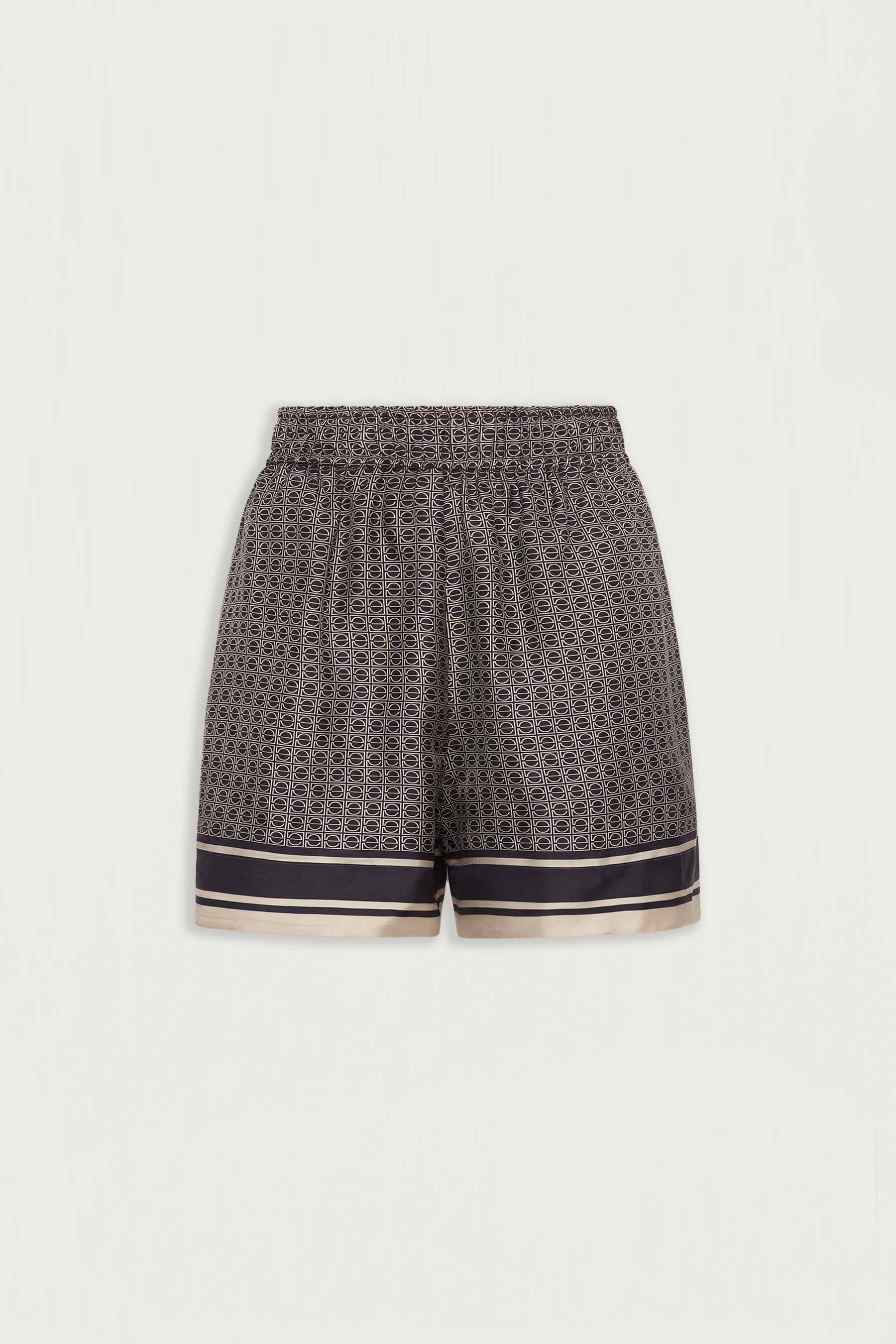 Signat Silk Gathered Shorts