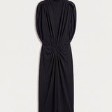 Solina Cape Dress - Black