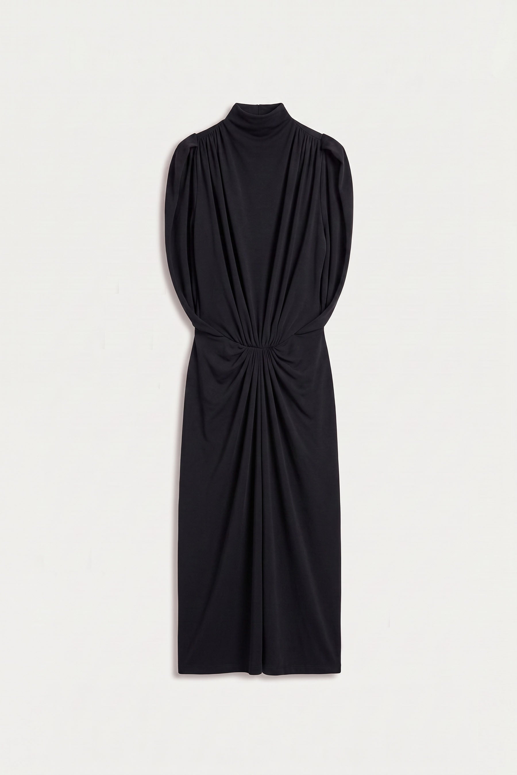 Solina Cape Dress - Black