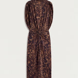 Solina Cape Dress - Python