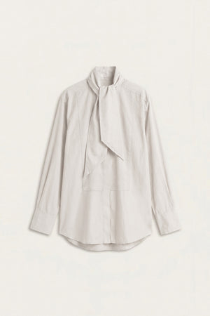 Tux Scarf Shirt - Crema