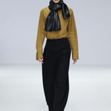 Lume Scarf Shirt - Olive Brass
