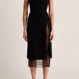 Portia Strapless Dress - Black