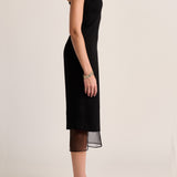 Portia Strapless Dress - Black