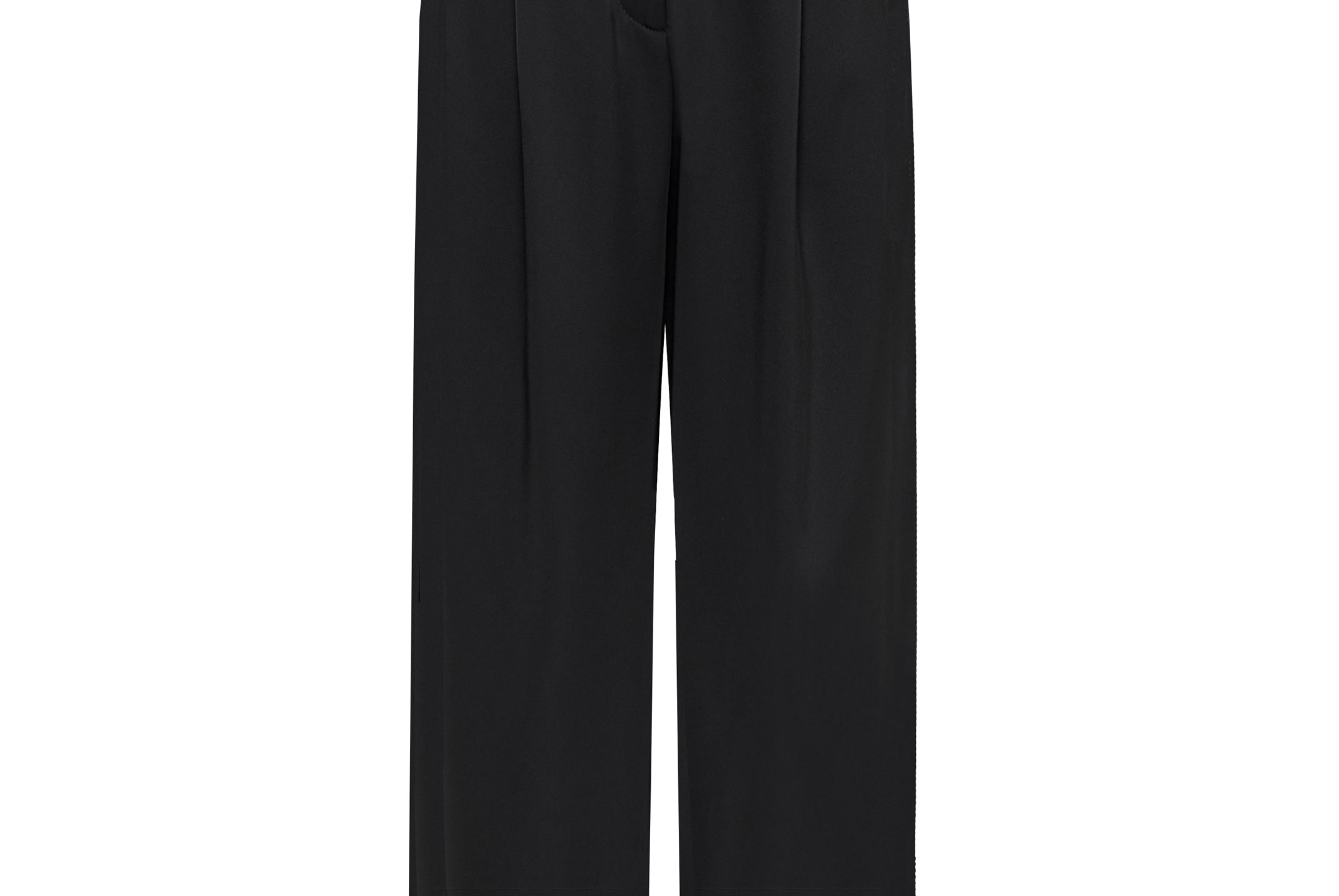 Tailored Trouser - Black Satin – Esse Studios